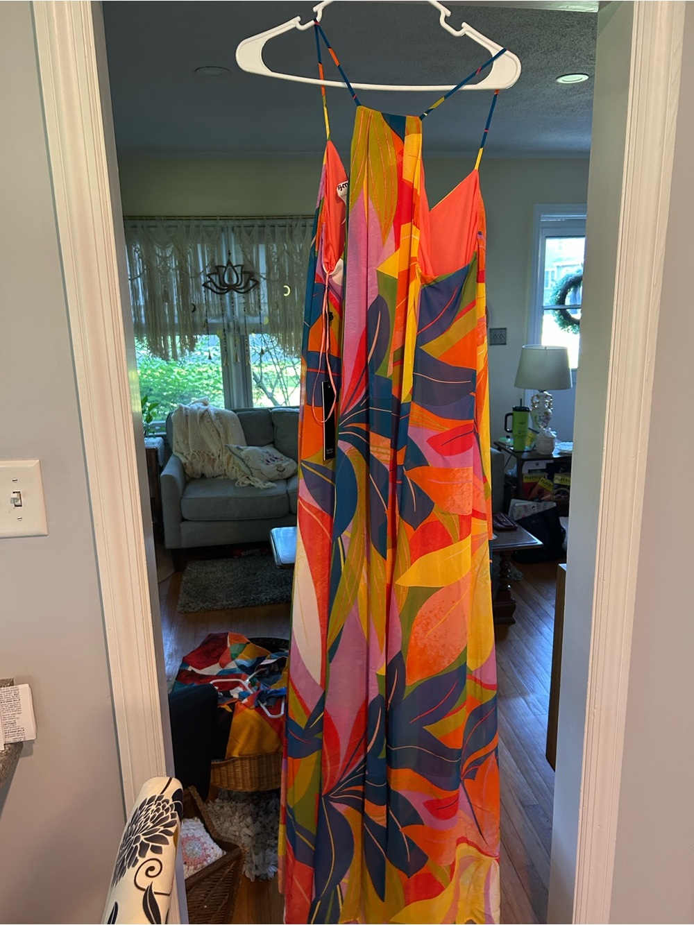 Nicole Miller Maxi dress size XL new with tags - Picture 3 of 4